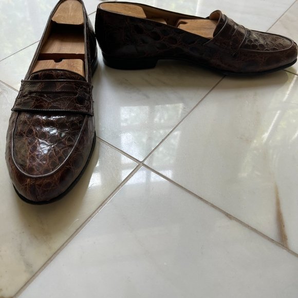 Brown Lorenzi Banfi Loafers